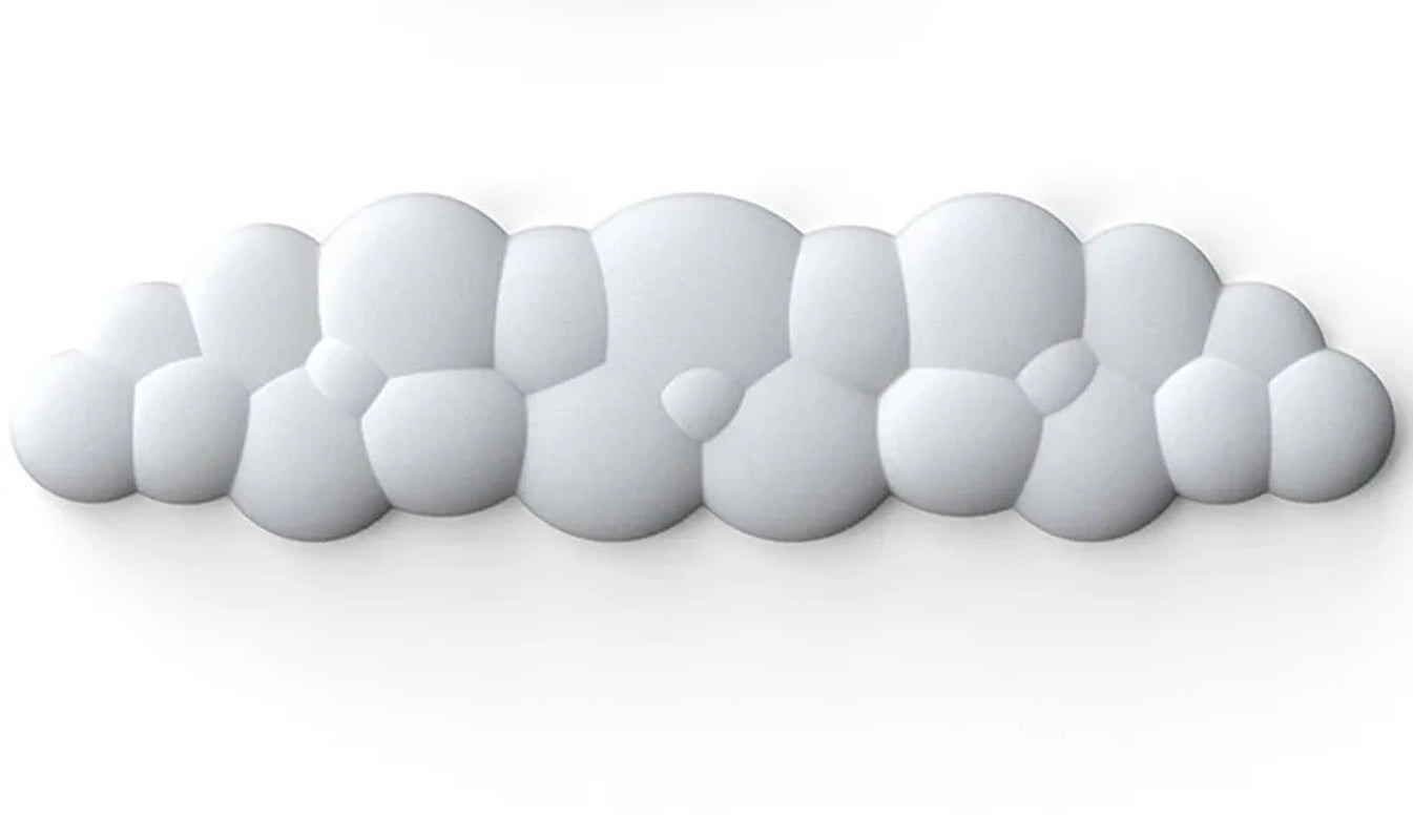 Mouse Pad with Wrist Rest Keyboard Cloud Anti-Slip Desktop Office Gamer Mouse Wrist Rest Ergonomic Keyboard Mouse Pad Wrist Rest